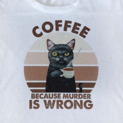 Coffee cat sublimatsiooniga t-särk