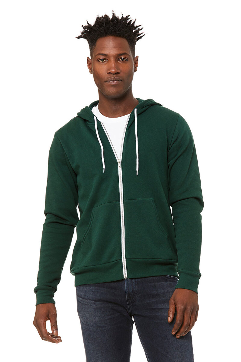 Lukuga dressipluus kapuutsiga Unisex Sponge Fleece Full-Zip Hoodie - Image 23