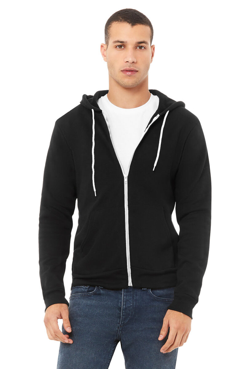 Lukuga dressipluus kapuutsiga Unisex Sponge Fleece Full-Zip Hoodie - Image 8