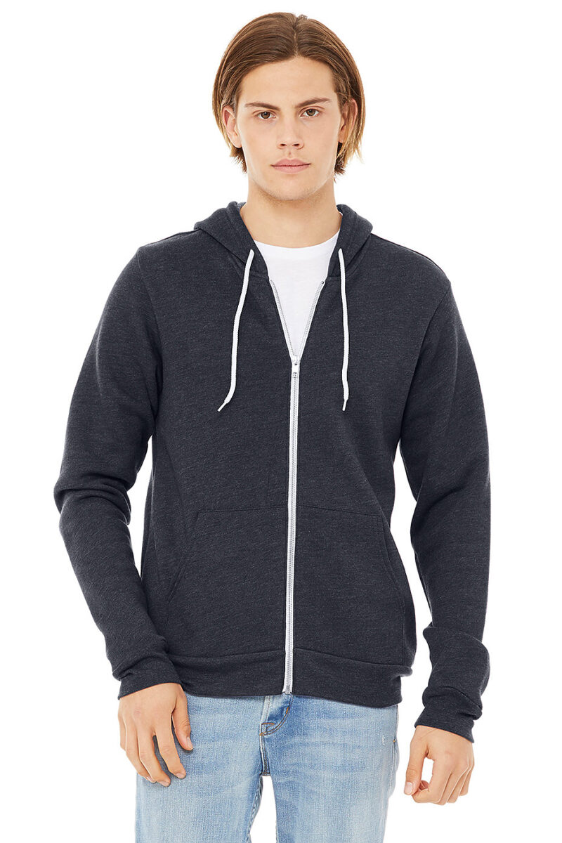 Lukuga dressipluus kapuutsiga Unisex Sponge Fleece Full-Zip Hoodie - Image 12