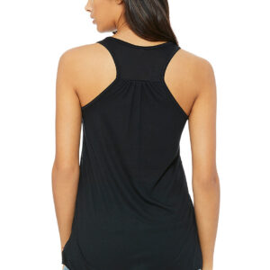 Flowy Racerback Tank kaunistatud seljaosaga naiste topp