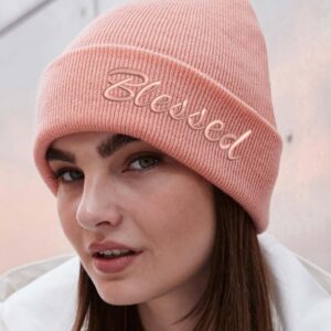 Sinu valitud 3D tekstiga müts, Unisex Original Cuffed Beanie