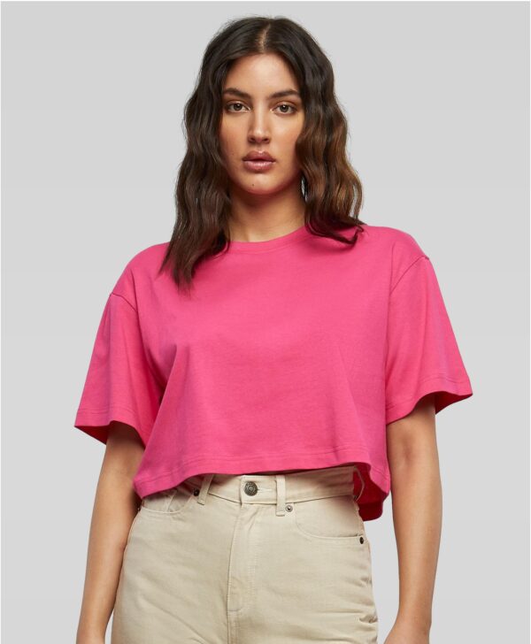 264-hibiskuspink- Ladies Short Oversized Tee