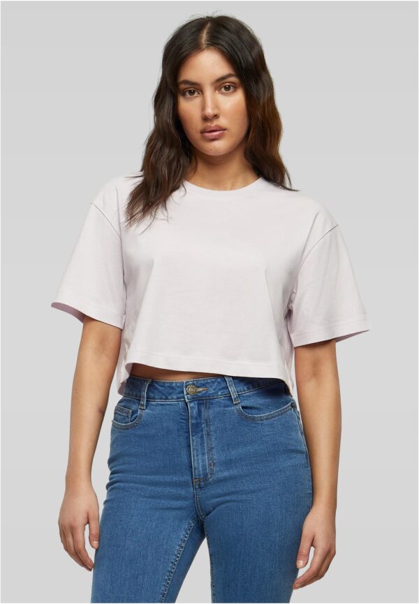 264-softlilac- Ladies Short Oversized Tee