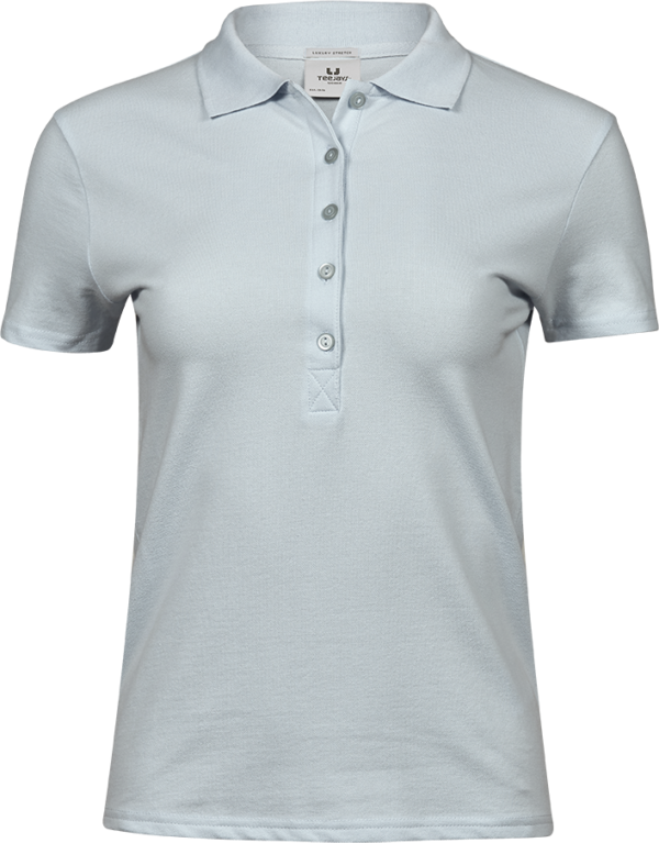 Ladies Luxury Stretch Polo 145 white