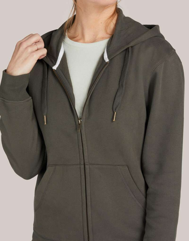 Unisex luku ja kapuutsiga pusa Signature Hooded Full Zip Sweatshirt - Image 4