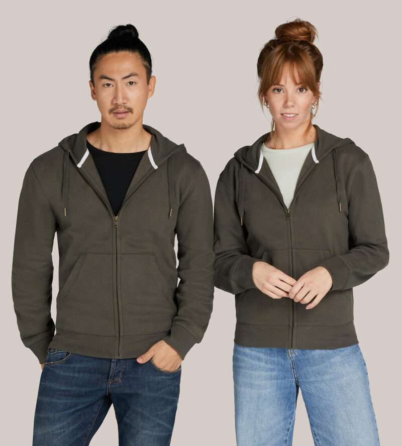 Unisex luku ja kapuutsiga pusa Signature Hooded Full Zip Sweatshirt