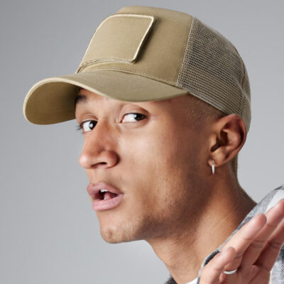 Disaini ise nokamüts eemaldatava embleemiga Removable Patch 5 Panel Snapback Trucker