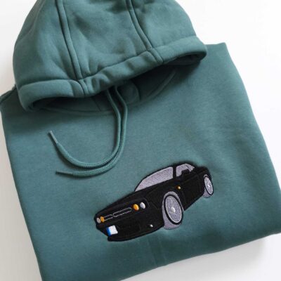 Auto tikandiga pusa, Unisex kapuutsiga pusa Heavy Hoody