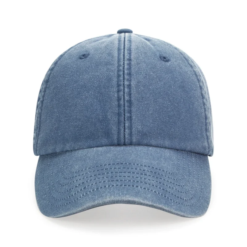Teksti tikandiga nokamüts Kulutatud välimusega nokamüts Low Profile Vintage Cap reguleeritav - Image 30