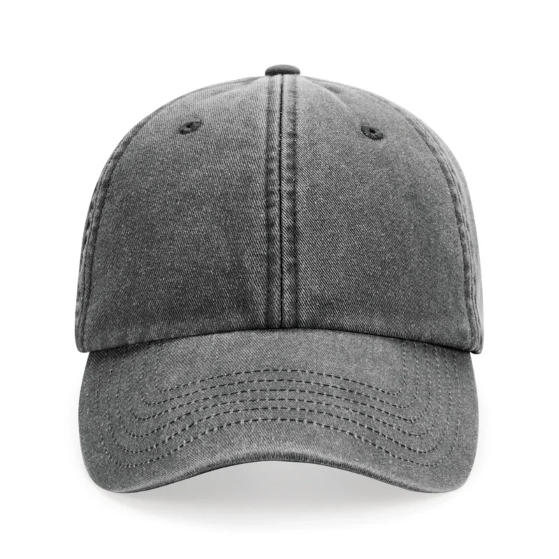 Teksti tikandiga nokamüts Kulutatud välimusega nokamüts Low Profile Vintage Cap reguleeritav - Image 13