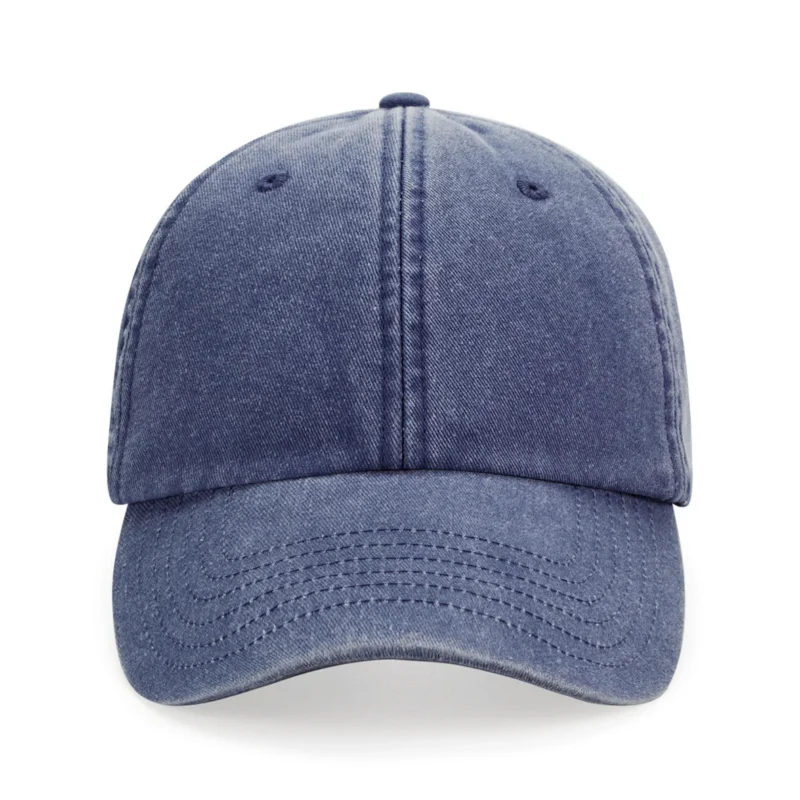 Teksti tikandiga nokamüts Kulutatud välimusega nokamüts Low Profile Vintage Cap reguleeritav - Image 40