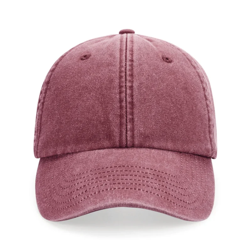 Teksti tikandiga nokamüts Kulutatud välimusega nokamüts Low Profile Vintage Cap reguleeritav - Image 10