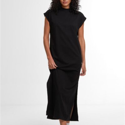 BY415, Black, Ladies Sorona® Long Extended Shoulder Dress, naiste vabaaja kleit