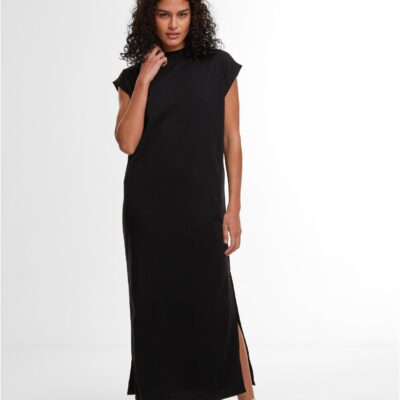 BY415, Black, Ladies Sorona® Long Extended Shoulder Dress, naiste vabaaja kleit